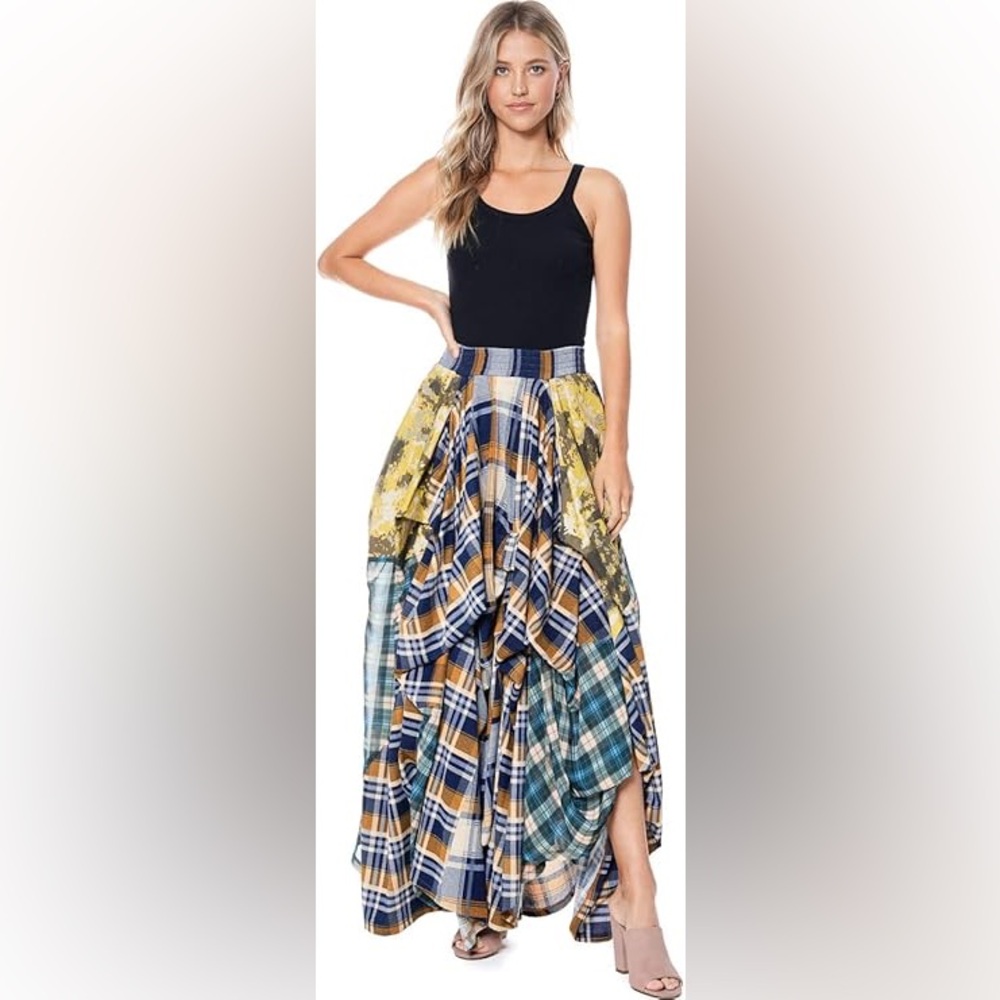 Plaid Multicolor Women's Skirt